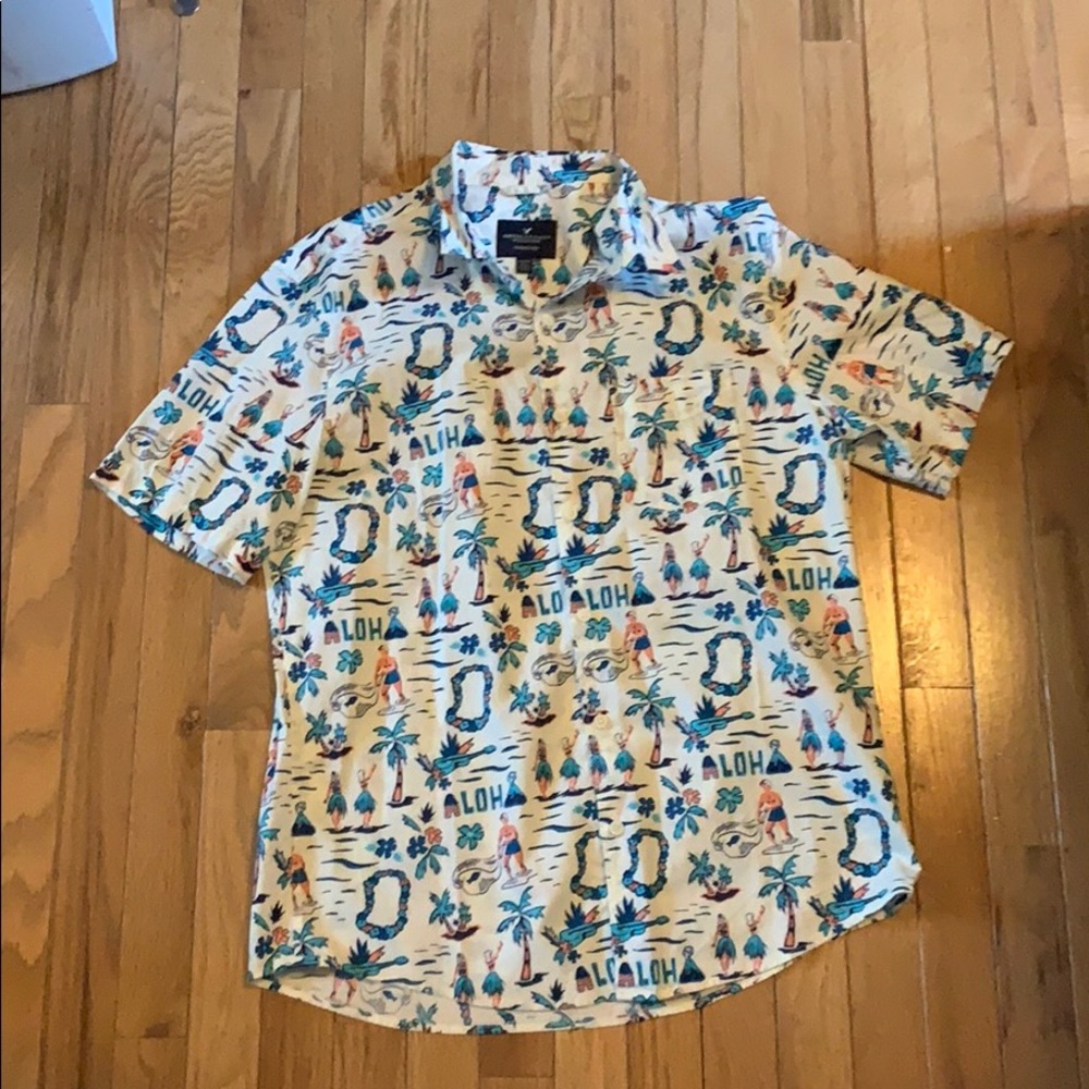 American eagle button down